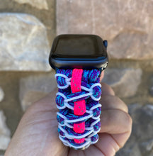 Lade das Bild in den Galerie-Viewer, Paracord Watch Band compatible with Apple Watch Series 1, 2, 3, 4, 5, 6, 7, 8, 9, 10, Ultra, Ultra 2 & SE (watch not included)