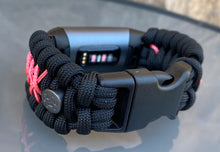 Charger l'image dans la galerie, Paracord Watch Band compatible with Fitbit Charge 2, Charge 3, Charge 4 & Charge 5 (Watch not included)