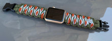 Lade das Bild in den Galerie-Viewer, Paracord Watch Band compatible with Apple Watch Series 1, 2, 3, 4, 5, 6, 7 & SE (watch not included)