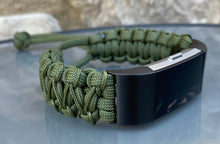 Charger l'image dans la galerie, Paracord Watch Band compatible with Fitbit Charge 2, Charge 3, Charge 4, Charge 5 & Charge 6 (Watch not included)