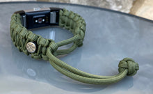 Charger l'image dans la galerie, Paracord Watch Band compatible with Fitbit Charge 2, Charge 3, Charge 4, Charge 5 & Charge 6 (Watch not included)