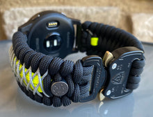 Load image into Gallery viewer, Paracord Watch Band compatible with Garmin Approach S12, Approach S40, Approach S42, D2 Air, Vivoactive 3S, Vivoactive 3, Vivoactive 3 Music, Vivoactive 4S, Vivoactive 4, Venu, Venu 2S, Venu 2, Venu SQ, Venu Music (watch not included)