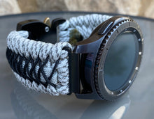 Load image into Gallery viewer, Samsung Galaxy Watch Band, Galaxy 42mm, Galaxy 46mm, Gear S3 Frontier, Gear S3 Classic, Gear Sport, 550 Paracord Watch Band.