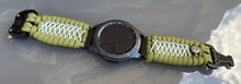 Load image into Gallery viewer, Samsung Galaxy Watch Band, Galaxy 42mm, Galaxy 46mm, Gear S3 Frontier, Gear S3 Classic, Gear Sport, 550 Paracord Watch Band.