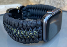 Lade das Bild in den Galerie-Viewer, Paracord Watch Band compatible with Apple Watch Series 1, 2, 3, 4, 5, 6, 7 & SE (watch not included)