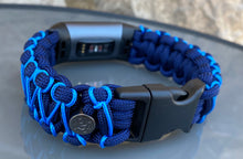 Charger l'image dans la galerie, Paracord Watch Band compatible with Fitbit Charge 2, Charge 3, Charge 4, Charge 5 & Charge 6 (Watch not included)