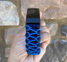 Charger l'image dans la galerie, Paracord Watch Band compatible with Fitbit Charge 2, Charge 3, Charge 4, Charge 5 & Charge 6 (Watch not included)