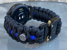 Load image into Gallery viewer, Paracord Watch Band compatible with Garmin Approach S12, Approach S40, Approach S42, D2 Air, Vivoactive 3S, Vivoactive 3, Vivoactive 3 Music, Vivoactive 4S, Vivoactive 4, Venu, Venu 2S, Venu 2, Venu SQ, Venu Music (watch not included)