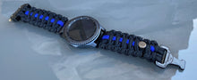 Load image into Gallery viewer, Samsung Galaxy Watch Band, Galaxy 42mm, Galaxy 46mm, Gear S3 Frontier, Gear S3 Classic, Gear Sport, 550 Paracord Watch Band.