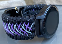 Load image into Gallery viewer, Paracord Watch Band compatible with Garmin Approach S12, Approach S40, Approach S42, D2 Air, Vivoactive 3S, Vivoactive 3, Vivoactive 3 Music, Vivoactive 4S, Vivoactive 4, Venu, Venu 2S, Venu 2, Venu SQ, Venu Music (watch not included)