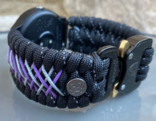 Load image into Gallery viewer, Paracord Watch Band compatible with Garmin Approach S12, Approach S40, Approach S42, D2 Air, Vivoactive 3S, Vivoactive 3, Vivoactive 3 Music, Vivoactive 4S, Vivoactive 4, Venu, Venu 2S, Venu 2, Venu SQ, Venu Music (watch not included)
