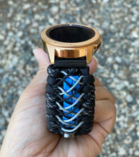 Load image into Gallery viewer, Samsung Galaxy Watch Band, Galaxy 42mm, Galaxy 46mm, Gear S3 Frontier, Gear S3 Classic, Gear Sport, 550 Paracord Watch Band.