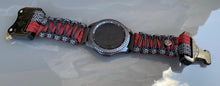 Charger l'image dans la galerie, Samsung Galaxy Watch Band, Galaxy 42mm, Galaxy 46mm, Gear S3 Frontier, Gear S3 Classic, Gear Sport, 550 Paracord Watch Band.