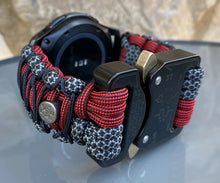 Charger l'image dans la galerie, Samsung Galaxy Watch Band, Galaxy 42mm, Galaxy 46mm, Gear S3 Frontier, Gear S3 Classic, Gear Sport, 550 Paracord Watch Band.