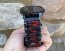 Charger l'image dans la galerie, Samsung Galaxy Watch Band, Galaxy 42mm, Galaxy 46mm, Gear S3 Frontier, Gear S3 Classic, Gear Sport, 550 Paracord Watch Band.
