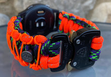 Charger l'image dans la galerie, Paracord Watch Band compatible with Garmin Approach S12, Approach S40, Approach S42, D2 Air, Vivoactive 3S, Vivoactive 3, Vivoactive 3 Music, Vivoactive 4S, Vivoactive 4, Venu, Venu 2S, Venu 2, Venu SQ, Venu Music (watch not included)