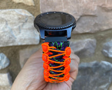 Load image into Gallery viewer, Samsung Galaxy Watch Band, Galaxy 42mm, Galaxy 46mm, Gear S3 Frontier, Gear S3 Classic, Gear Sport, 550 Paracord Watch Band.