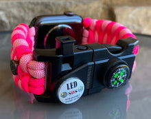 Cargar imagen en el visor de la galería, Paracord Watch Band compatible with Apple Watch Series 1, 2, 3, 4, 5, 6, 7, 8, Ultra & SE (watch not included)