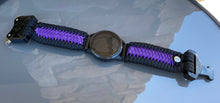 Load image into Gallery viewer, Paracord Watch Band compatible with Garmin Approach S12, Approach S40, Approach S42, D2 Air, Vivoactive 3S, Vivoactive 3, Vivoactive 3 Music, Vivoactive 4S, Vivoactive 4, Venu, Venu 2S, Venu 2, Venu SQ, Venu Music (watch not included)