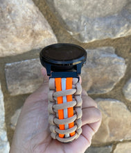 Load image into Gallery viewer, Paracord Watch Band compatible with Garmin Approach S12, Approach S40, Approach S42, D2 Air, Vivoactive 3S, Vivoactive 3, Vivoactive 3 Music, Vivoactive 4S, Vivoactive 4, Venu, Venu 2S, Venu 2, Venu SQ, Venu Music (watch not included)