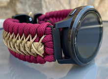 Load image into Gallery viewer, Paracord Watch Band compatible with Garmin Approach S12, Approach S40, Approach S42, D2 Air, Vivoactive 3S, Vivoactive 3, Vivoactive 3 Music, Vivoactive 4S, Vivoactive 4, Venu, Venu 2S, Venu 2, Venu SQ, Venu Music (watch not included)