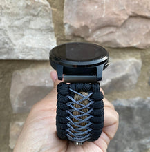Charger l'image dans la galerie, Paracord watch band compatible with Garmin Approach S12/S40/S42, D2 Air/X10, Vivoactive, Venu, Vivomove, Forerunner 55/245/255/645/745 (watch not included)