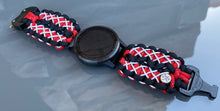 Load image into Gallery viewer, Paracord Watch Band compatible with Garmin Approach S12, Approach S40, Approach S42, D2 Air, Vivoactive 3S, Vivoactive 3, Vivoactive 3 Music, Vivoactive 4S, Vivoactive 4, Venu, Venu 2S, Venu 2, Venu SQ, Venu Music (watch not included)