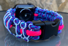 Lade das Bild in den Galerie-Viewer, Paracord Watch Band compatible with Apple Watch Series 1, 2, 3, 4, 5, 6, 7, 8, 9, 10, Ultra, Ultra 2 & SE (watch not included)