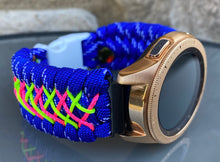 Load image into Gallery viewer, Samsung Galaxy Watch Band, Galaxy 42mm, Galaxy 46mm, Gear S3 Frontier, Gear S3 Classic, Gear Sport, 550 Paracord Watch Band.
