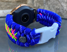 Load image into Gallery viewer, Samsung Galaxy Watch Band, Galaxy 42mm, Galaxy 46mm, Gear S3 Frontier, Gear S3 Classic, Gear Sport, 550 Paracord Watch Band.