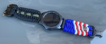 Load image into Gallery viewer, Samsung Galaxy Watch Band, Galaxy 42mm, Galaxy 46mm, Gear S3 Frontier, Gear S3 Classic, Gear Sport, 550 Paracord Watch Band.