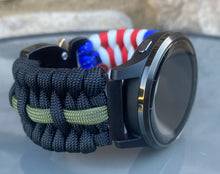 Load image into Gallery viewer, Paracord Watch Band compatible with Garmin Approach S12, Approach S40, Approach S42, D2 Air, Vivoactive 3S, Vivoactive 3, Vivoactive 3 Music, Vivoactive 4S, Vivoactive 4, Venu, Venu 2S, Venu 2, Venu SQ, Venu Music (watch not included)