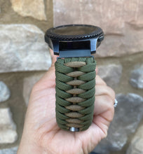 Load image into Gallery viewer, Samsung Galaxy Watch Band, Galaxy 42mm, Galaxy 46mm, Gear S3 Frontier, Gear S3 Classic, Gear Sport, 550 Paracord Watch Band.