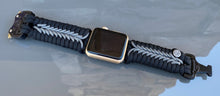 Cargar imagen en el visor de la galería, Paracord Watch Band compatible with Apple Watch Series 1, 2, 3, 4, 5, 6, 7 & SE (watch not included)