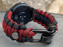 Load image into Gallery viewer, Paracord Watch Band compatible with Garmin Approach S12, Approach S40, Approach S42, D2 Air, Vivoactive 3S, Vivoactive 3, Vivoactive 3 Music, Vivoactive 4S, Vivoactive 4, Venu, Venu 2S, Venu 2, Venu SQ, Venu Music (watch not included)