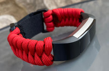 Load image into Gallery viewer, Paracord watch band personalized to replace bands for Fitbit Inspire, Fitbit Luxe, and Fitbit Alta (watch not included)