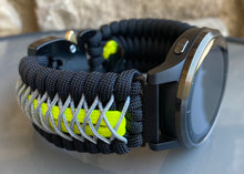 Load image into Gallery viewer, Paracord Watch Band compatible with Garmin Approach S12, Approach S40, Approach S42, D2 Air, Vivoactive 3S, Vivoactive 3, Vivoactive 3 Music, Vivoactive 4S, Vivoactive 4, Venu, Venu 2S, Venu 2, Venu SQ, Venu Music (watch not included)