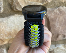 Load image into Gallery viewer, Paracord Watch Band compatible with Garmin Approach S12, Approach S40, Approach S42, D2 Air, Vivoactive 3S, Vivoactive 3, Vivoactive 3 Music, Vivoactive 4S, Vivoactive 4, Venu, Venu 2S, Venu 2, Venu SQ, Venu Music (watch not included)