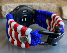 Charger l'image dans la galerie, Paracord Watch Band compatible with Garmin Approach S12, Approach S40, Approach S42, D2 Air, Vivoactive 3S, Vivoactive 3, Vivoactive 3 Music, Vivoactive 4S, Vivoactive 4, Venu, Venu 2S, Venu 2, Venu SQ, Venu Music (watch not included)