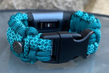 Charger l'image dans la galerie, Paracord Watch Band compatible with Fitbit Charge 2, Charge 3, Charge 4, Charge 5 & Charge 6 (Watch not included)