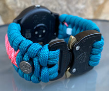 Charger l'image dans la galerie, Paracord watch band compatible with Garmin Approach S12/S40/S42, D2 Air/X10, Vivoactive, Venu, Vivomove, Forerunner 55/245/255/645/745 (watch not included)