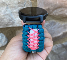 Charger l'image dans la galerie, Paracord watch band compatible with Garmin Approach S12/S40/S42, D2 Air/X10, Vivoactive, Venu, Vivomove, Forerunner 55/245/255/645/745 (watch not included)