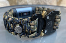 Lade das Bild in den Galerie-Viewer, Paracord Watch Band compatible with Fitbit Charge 2, Charge 3, Charge 4, Charge 5 & Charge 6 (Watch not included)