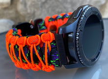 Load image into Gallery viewer, Samsung Galaxy Watch Band, Galaxy 42mm, Galaxy 46mm, Gear S3 Frontier, Gear S3 Classic, Gear Sport, 550 Paracord Watch Band.