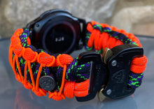 Load image into Gallery viewer, Samsung Galaxy Watch Band, Galaxy 42mm, Galaxy 46mm, Gear S3 Frontier, Gear S3 Classic, Gear Sport, 550 Paracord Watch Band.