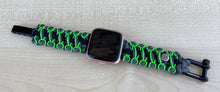 Load image into Gallery viewer, Paracord Watch Band compatible with Fitbit Versa 1, Versa Lite, Versa 2, Versa 3, Versa 4, Sense, Sense 2 (watch not included).