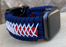 Lade das Bild in den Galerie-Viewer, Paracord Watch Band compatible with Apple Watch Series 1, 2, 3, 4, 5, 6, 7, 8, Ultra & SE (watch not included)