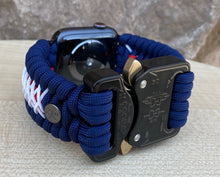 Lade das Bild in den Galerie-Viewer, Paracord Watch Band compatible with Apple Watch Series 1, 2, 3, 4, 5, 6, 7, 8, Ultra & SE (watch not included)