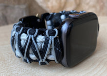 Charger l'image dans la galerie, Paracord Watch Band compatible with Apple Watch Series 1, 2, 3, 4, 5, 6, 7 & SE (watch not included)