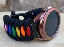 Load image into Gallery viewer, Paracord Watchband compatible with Samsung Galaxy Watch Ultra, Galaxy Watch 3, Galaxy Watch 4, Galaxy Watch 5, Galaxy Watch 6, Galaxy Watch 7 (watch not included)